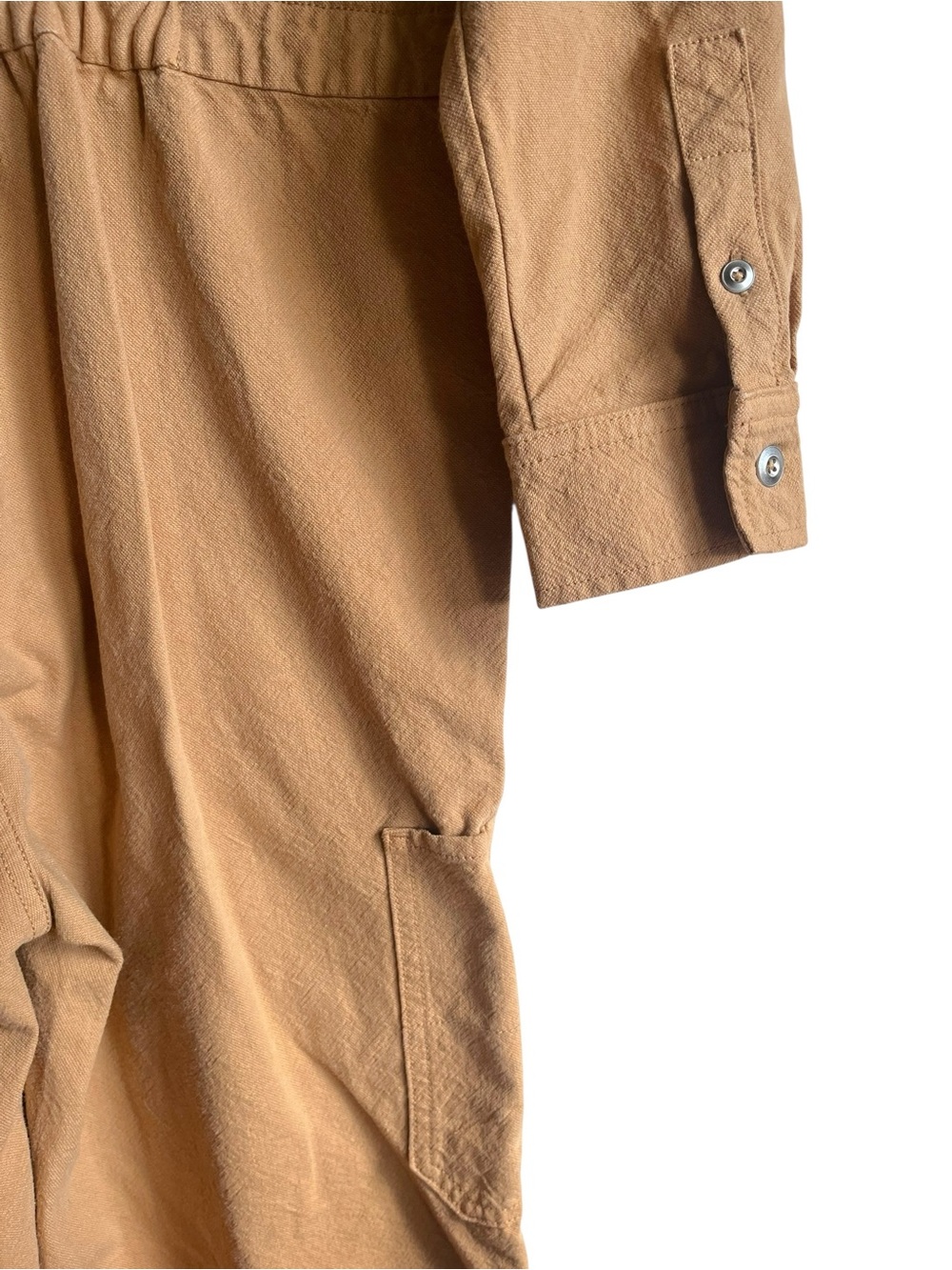 Everlane Canvas Organic Cotton Coverall Mustard S - Picture 11 of 16
